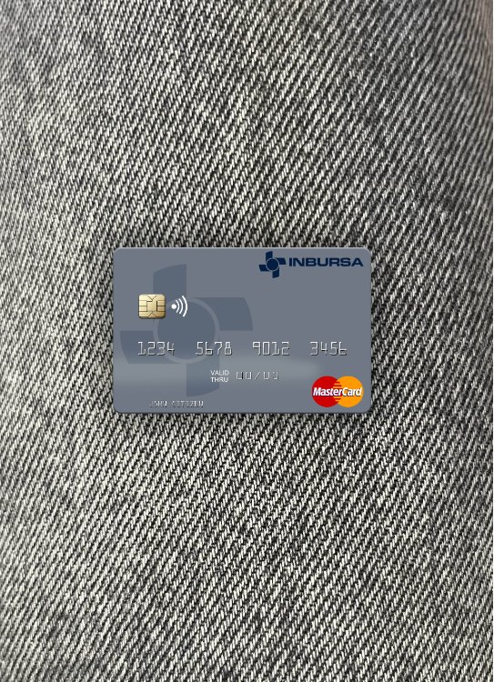 Download Mexico Grupo Financiero Inbursa mastercard photolook front Photoshop template